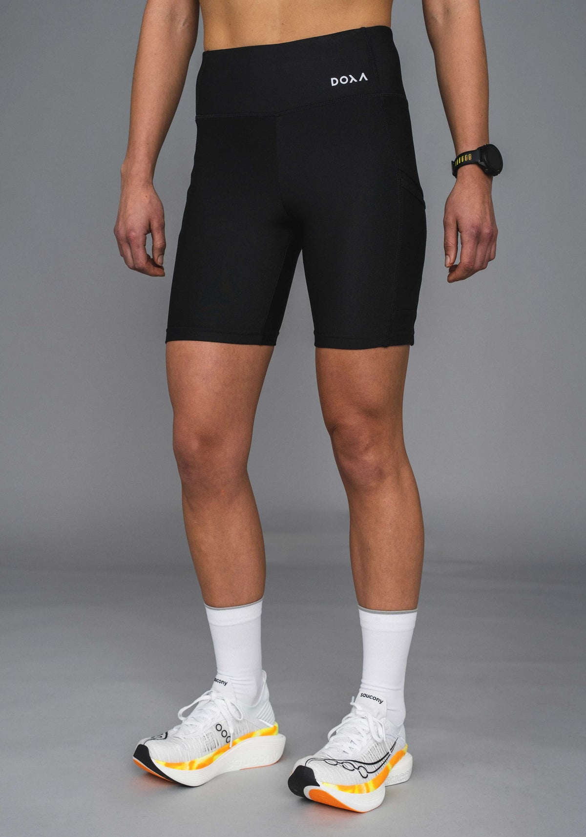 WNS RERUN HALF TIGHTS 8¨ - Black